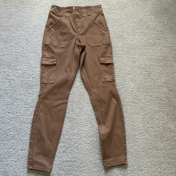 Spanx Brown Cargo Pants - Picture 1 of 9